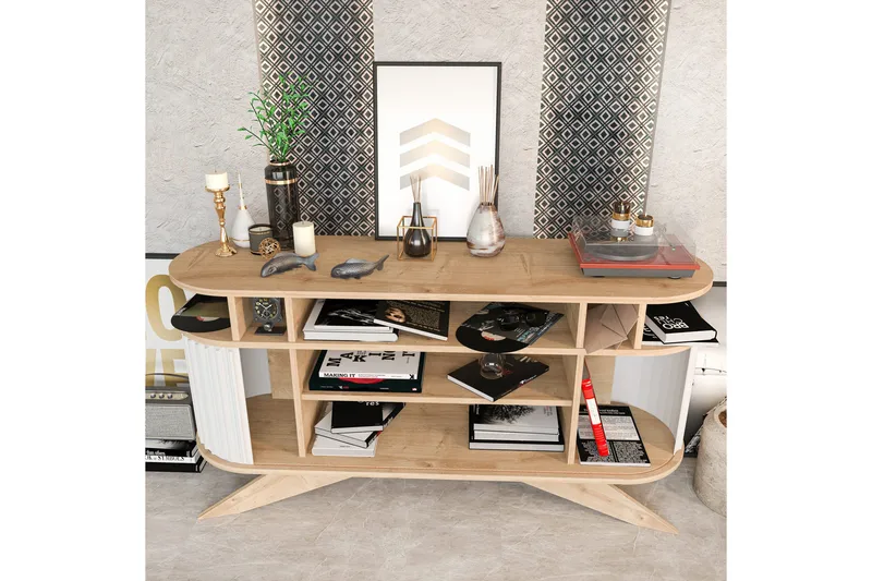 Andifli Sideboard 43x75x150 cm - Eik - Oppbevaring - Oppbevaringsmøbler - Sideboard & skjenk