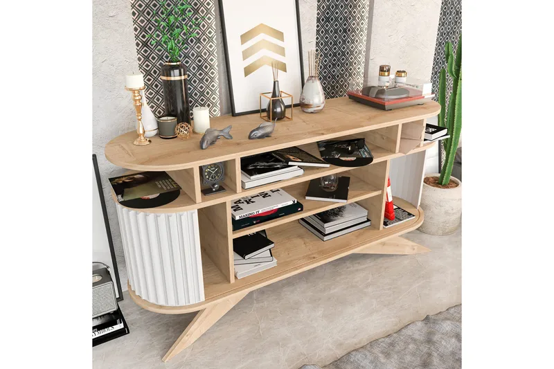 Andifli Sideboard 43x75x150 cm - Eik - Oppbevaring - Oppbevaringsmøbler - Sideboard & skjenk