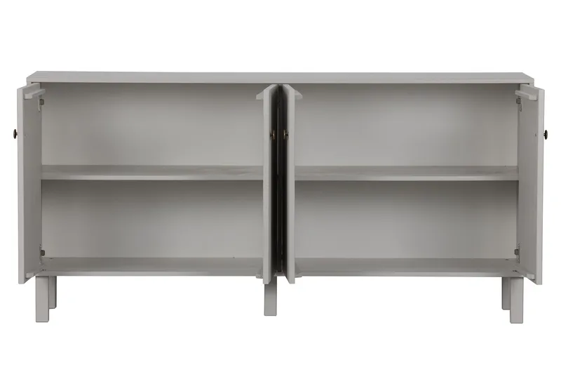 Antonie Skjenk 46x160 cm - Grå - Oppbevaring - Oppbevaringsmøbler - Sideboard & skjenk