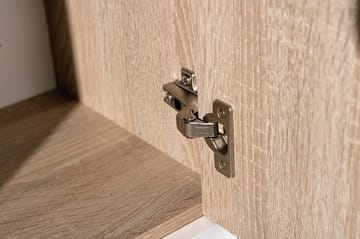 Aragon Skjenk 115 cm - Hvit/Lys Eik - Oppbevaring - Oppbevaringsmøbler - Sideboard & skjenk