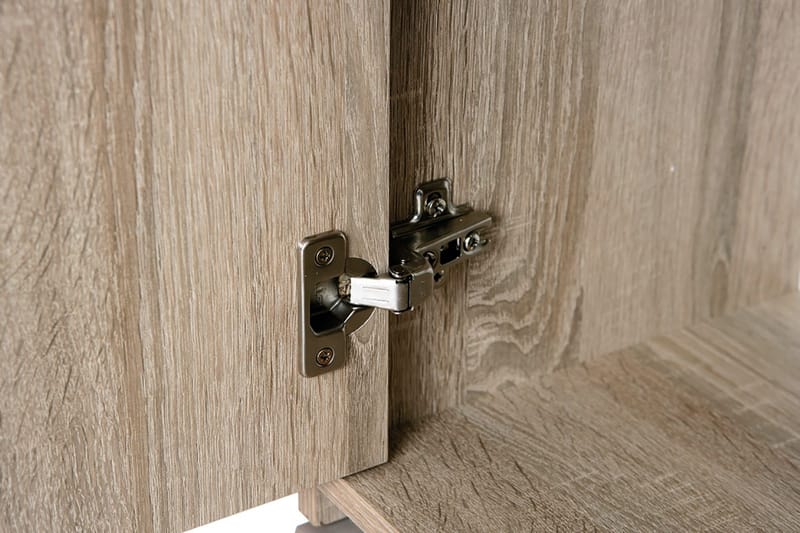 Aragon Skjenk 77 cm - Hvit/Lys Eik - Oppbevaring - Oppbevaringsmøbler - Sideboard & skjenk