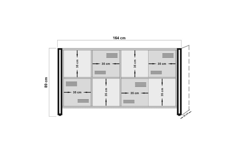 Avlastningsbord Masako - Sideboard & skjenk