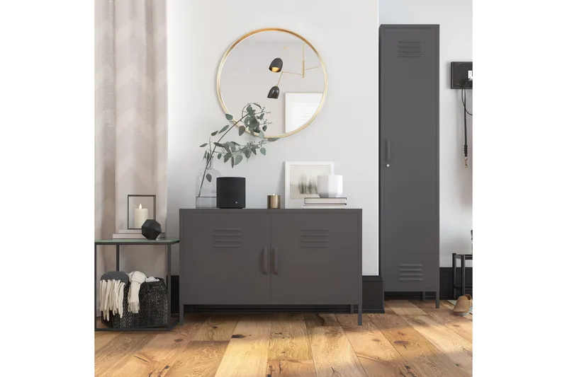 Bradford Skjenk 100x40 cm Grå - Dorel Home - Oppbevaring - Oppbevaringsmøbler - Sideboard & skjenk