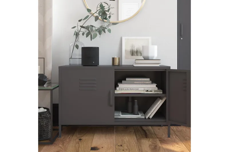 Bradford Skjenk 100x40 cm Grå - Dorel Home - Oppbevaring - Oppbevaringsmøbler - Sideboard & skjenk