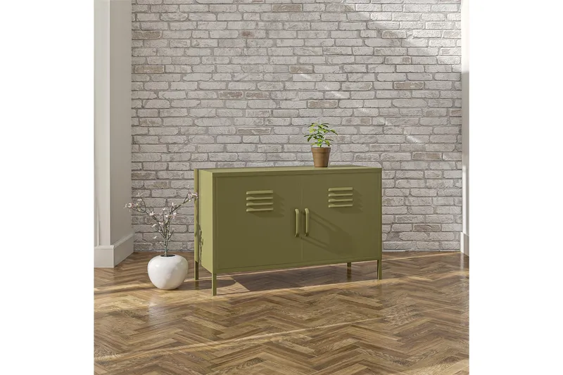 Bradford Skjenk 100x40 cm Grønn - Dorel Home - Oppbevaring - Oppbevaringsmøbler - Sideboard & skjenk