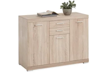 Bristol Skjenk 120 cm Lav - Lys Eik - Oppbevaring - Oppbevaringsmøbler - Sideboard & skjenk