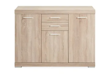 Bristol Skjenk 120 cm Lav - Lys Eik - Oppbevaring - Oppbevaringsmøbler - Sideboard & skjenk