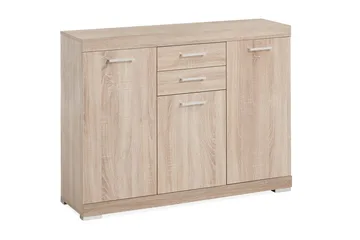 Bristol Skjenk 130 cm - Lys Eik - Oppbevaring - Oppbevaringsmøbler - Sideboard & skjenk