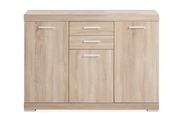 Bristol Skjenk 130 cm - Lys Eik - Oppbevaring - Oppbevaringsmøbler - Sideboard & skjenk