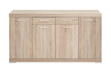 Bristol Skjenk 160 cm Lav - Lys Eik - Oppbevaring - Oppbevaringsmøbler - Sideboard & skjenk