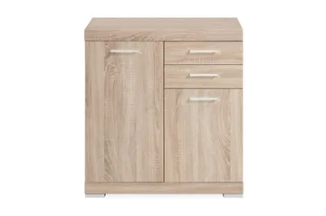 Bristol Skjenk 80 cm 2 Luker 2 Skuffer - Lys Eik - Oppbevaring - Oppbevaringsmøbler - Sideboard & skjenk