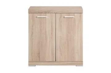 Bristol Skjenk 80x90x35 cm 2 Luker - Lys Eik - Oppbevaring - Oppbevaringsmøbler - Sideboard & skjenk