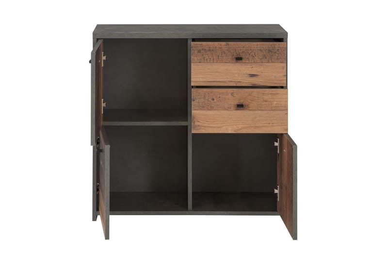 Broxton Sidebord 77 cm - Grå/Brun - Oppbevaring - Oppbevaringsmøbler - Sideboard & skjenk