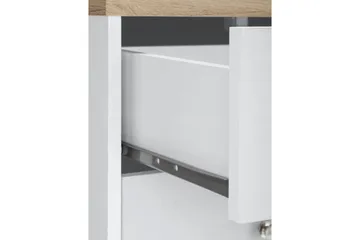 Bryanne Skjenk 120 cm - Hvit / Brun - Oppbevaring - Oppbevaringsmøbler - Sideboard & skjenk