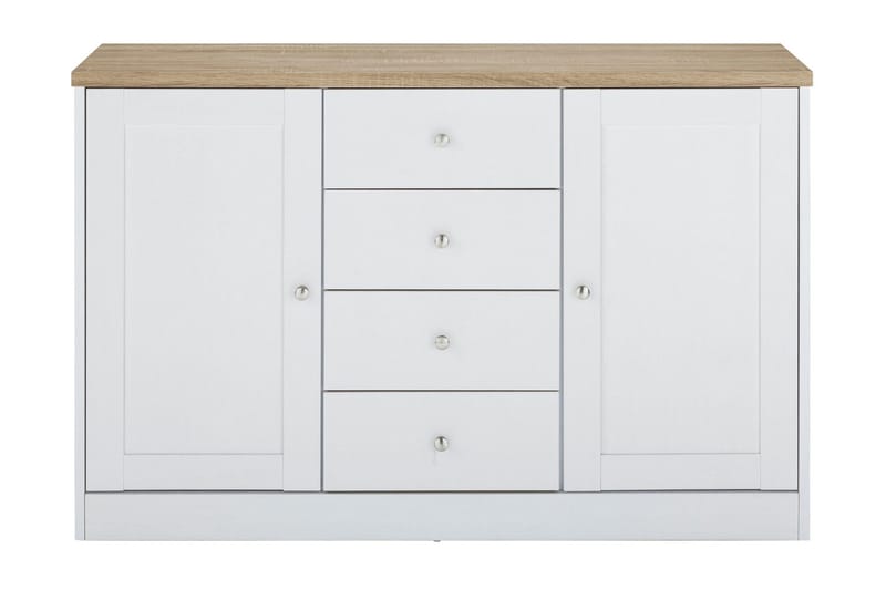 Bryanne Skjenk 120 cm - Hvit|Brun - Sideboard & skjenk