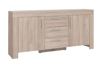 Cezar Rektangulær Skjenk 170 cm i Tre med Eikeutseende - Beige - Oppbevaring - Oppbevaringsmøbler - Sideboard & skjenk