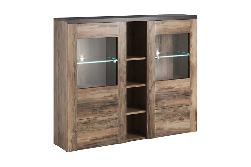 Cicely Sideboard - Mørkebrun - Oppbevaring - Oppbevaringsmøbler - Sideboard & skjenk