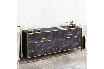 Cofield Sidebord 180 cm - Gull|Svart - Oppbevaring - Oppbevaringsmøbler - Sideboard & skjenk