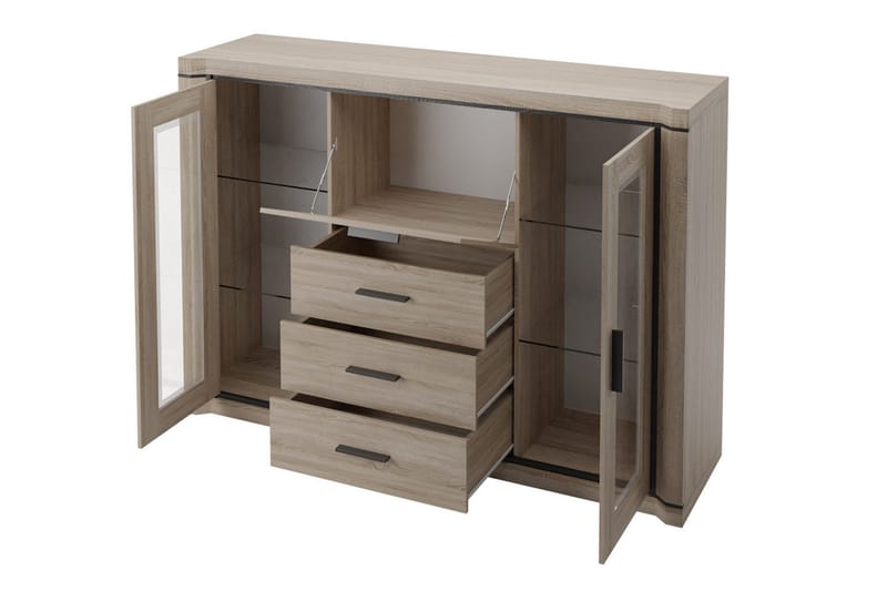 Dallas Skjenk 157x43,5x111 cm - Oppbevaring - Oppbevaringsmøbler - Sideboard & skjenk