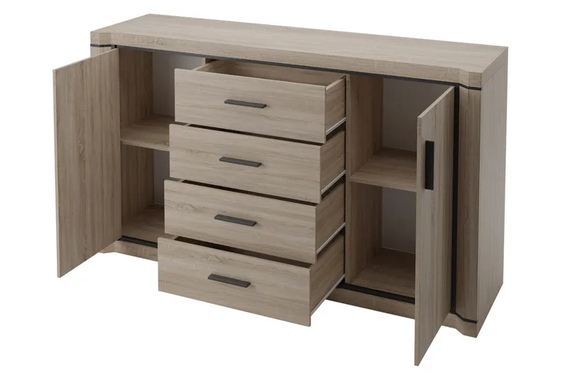 Dallas Skjenk 157x43,5x91 cm - Oppbevaring - Oppbevaringsmøbler - Sideboard & skjenk