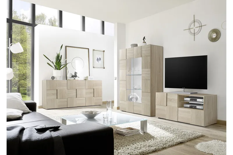 Dama Sideboard 181 cm - Samoa Eik - Oppbevaring - Oppbevaringsmøbler - Sideboard & skjenk