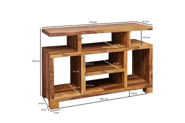 Dentel Sideboard - Brun - Oppbevaring - Oppbevaringsmøbler - Sideboard & skjenk