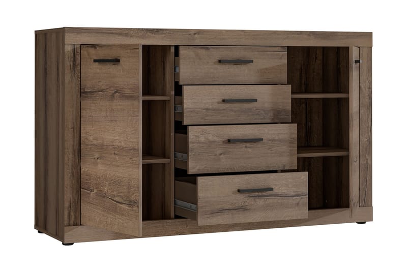 Elhovo Sideboard 41x143 cm - Brun - Oppbevaring - Oppbevaringsmøbler - Sideboard & skjenk