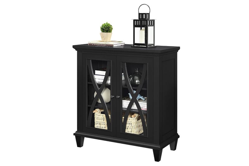 Ellington Skjenk 80x38 cm Svart - Dorel Home - Oppbevaring - Oppbevaringsmøbler - Sideboard & skjenk