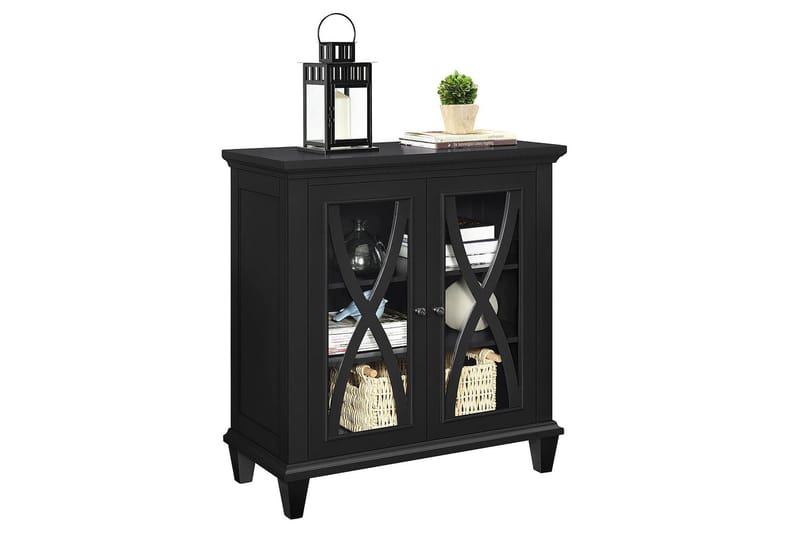 Ellington Skjenk 80x38 cm Svart - Dorel Home - Oppbevaring - Oppbevaringsmøbler - Sideboard & skjenk