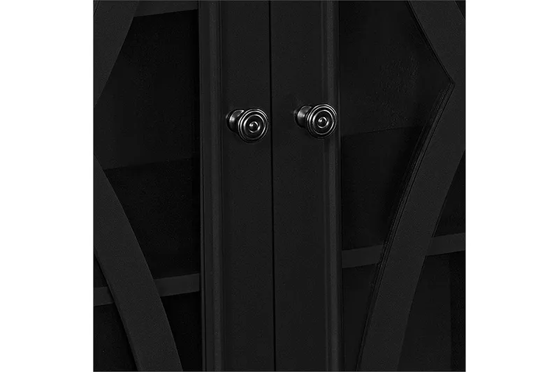 Ellington Skjenk 80x38 cm Svart - Dorel Home - Oppbevaring - Oppbevaringsmøbler - Sideboard & skjenk