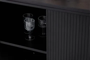 Fjällbacka Skjenk 160x48 cm - Svart - Oppbevaring - Oppbevaringsmøbler - Sideboard & skjenk