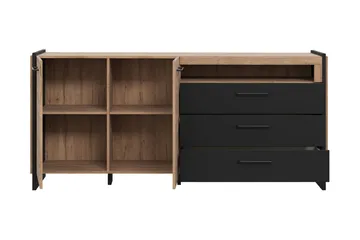 Gevgelija Sideboard 41x187 cm - Brun/Svart - Oppbevaring - Oppbevaringsmøbler - Sideboard & skjenk