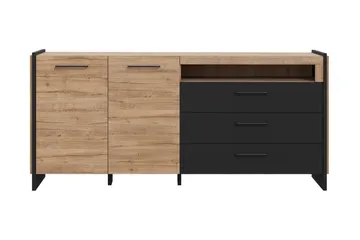 Gevgelija Sideboard 41x187 cm - Brun/Svart - Oppbevaring - Oppbevaringsmøbler - Sideboard & skjenk