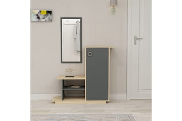 Glatton Sideboard 80 cm - Eik|Antrasitt - Oppbevaring - Oppbevaringsmøbler - Sideboard & skjenk
