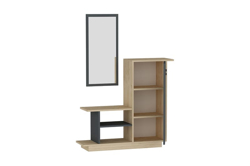 Glatton Sideboard 80 cm - Natur/Antracit - Oppbevaring - Oppbevaringsmøbler - Sideboard & skjenk