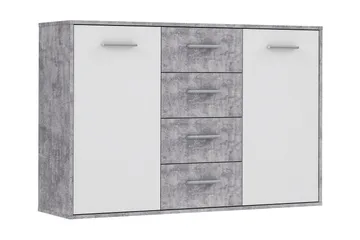 Haba Skjenk 34x123 cm i Tre - Hvit - Oppbevaring - Oppbevaringsmøbler - Sideboard & skjenk