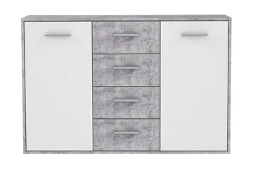 Haba Skjenk 34x123 cm i Tre - Hvit - Oppbevaring - Oppbevaringsmøbler - Sideboard & skjenk