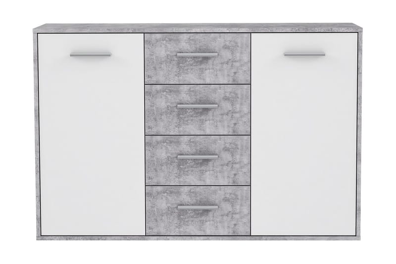 Haba Skjenk 34x123 cm i Tre - Hvit - Oppbevaring - Oppbevaringsmøbler - Sideboard & skjenk