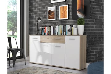 Haba Skjenk 34x162 cm - Brun / Hvit - Oppbevaring - Oppbevaringsmøbler - Sideboard & skjenk
