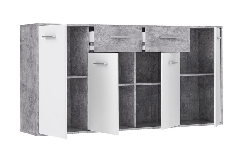 Haba Skjenk 34x162 cm - Grå - Oppbevaring - Oppbevaringsmøbler - Sideboard & skjenk