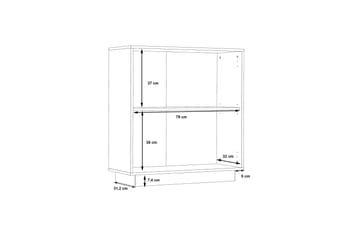 Haba Skjenk 34x83 cm - Brun / Hvit - Oppbevaring - Oppbevaringsmøbler - Sideboard & skjenk