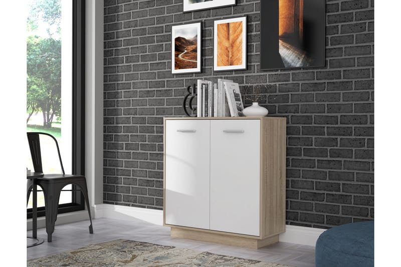 Haba Skjenk 34x83 cm - Brun / Hvit - Oppbevaring - Oppbevaringsmøbler - Sideboard & skjenk