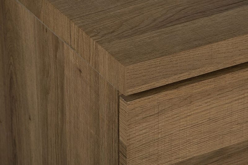 Harvley Skjenk med 2 Dører i Tre med Metallben - Brun - Oppbevaring - Oppbevaringsmøbler - Sideboard & skjenk