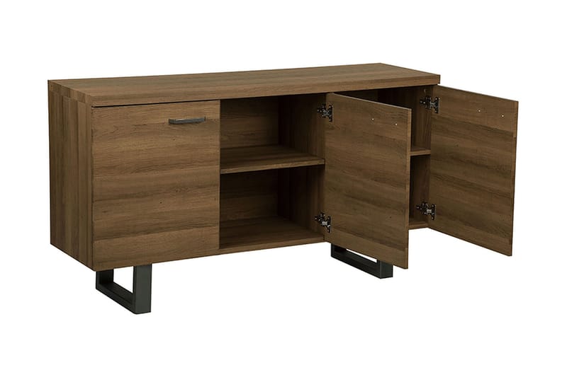 Harvley Skjenk med 3 Dører - Tre/Natur - Oppbevaring - Oppbevaringsmøbler - Sideboard & skjenk