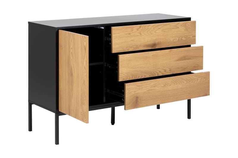 Hasslevik Skjenk i Tre med Metallben - Natur - Oppbevaring - Oppbevaringsmøbler - Sideboard & skjenk