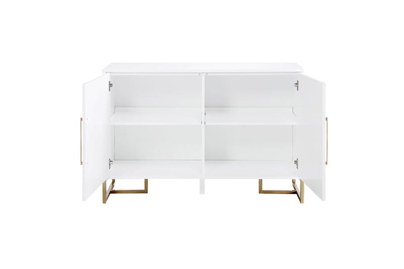 Herringbone Skjenk 122x48 cm Hvit - CosmoLiving - Oppbevaring - Oppbevaringsmøbler - Sideboard & skjenk