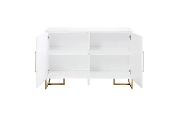 Herringbone Skjenk 122x48 cm Hvit - Oppbevaring - Oppbevaringsmøbler - Sideboard & skjenk