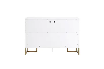 Herringbone Skjenk 122x48 cm Hvit - Oppbevaring - Oppbevaringsmøbler - Sideboard & skjenk