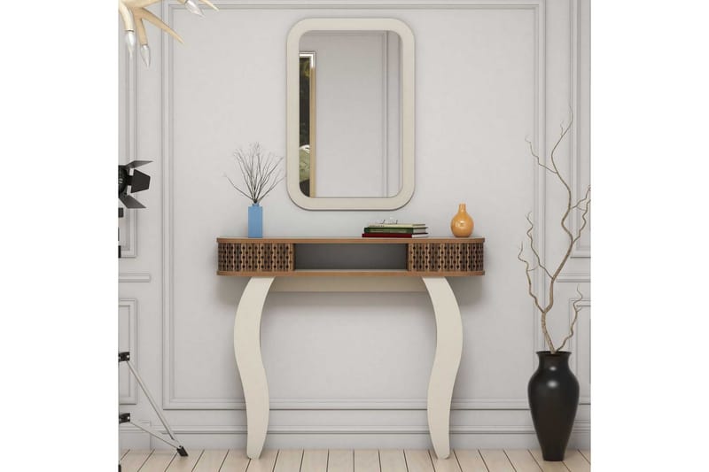 Hovdane Skjenk 105 cm - Brun/Hvit - Oppbevaring - Oppbevaringsmøbler - Sideboard & skjenk