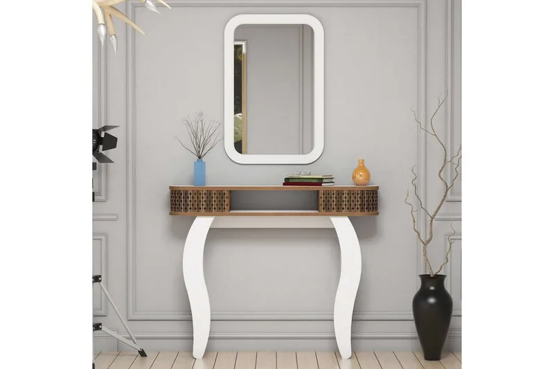 Hovdane Skjenk 105 cm i Malt Tre - Hvit - Oppbevaring - Oppbevaringsmøbler - Sideboard & skjenk